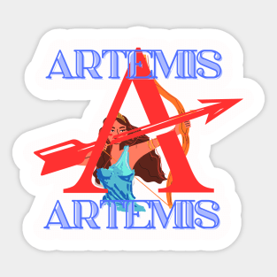 Artemis mission pretty woman ( wink) Sticker